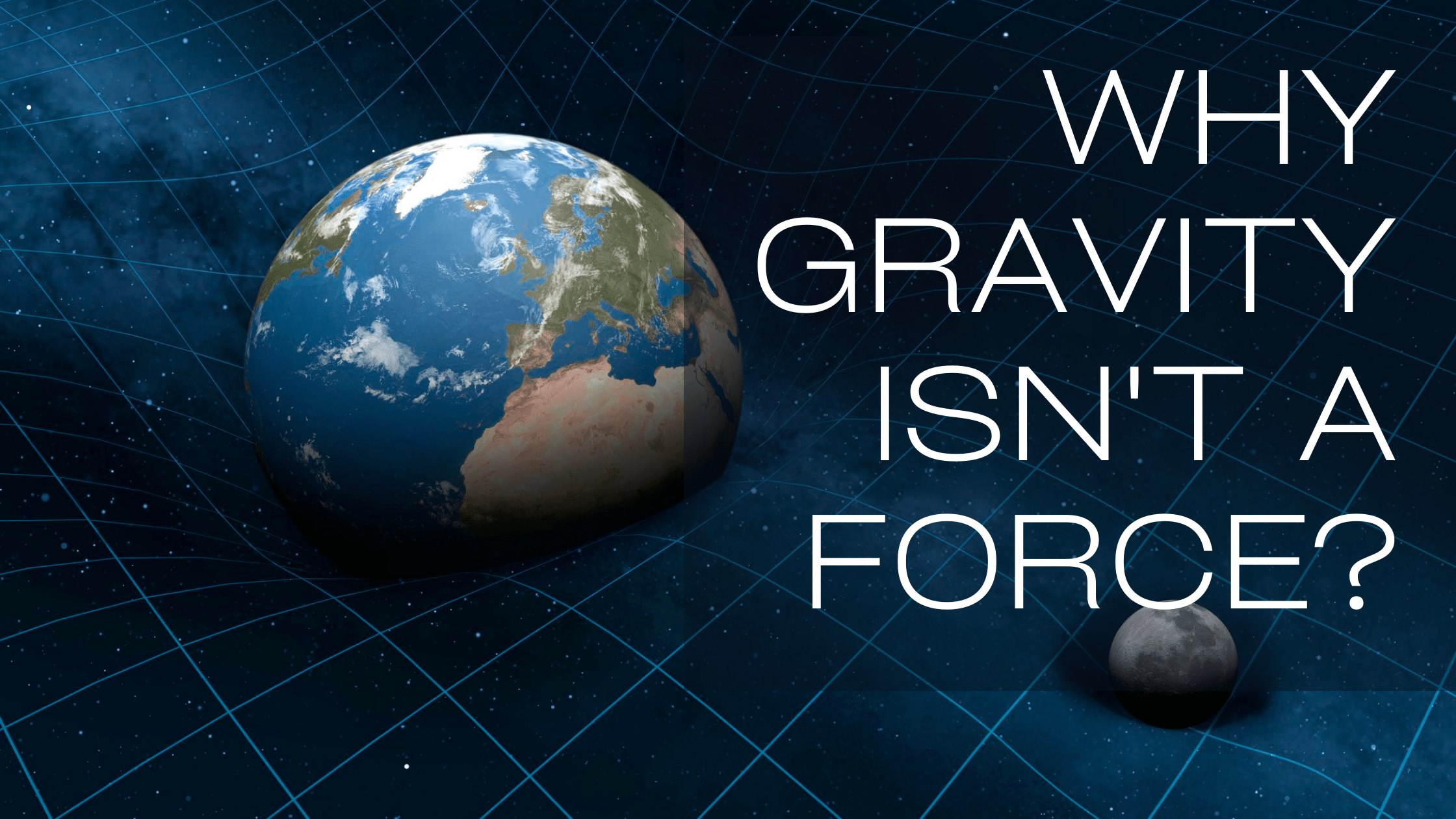 Gravity isn't a force