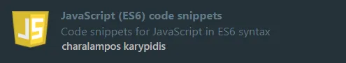 Javascript ES6
