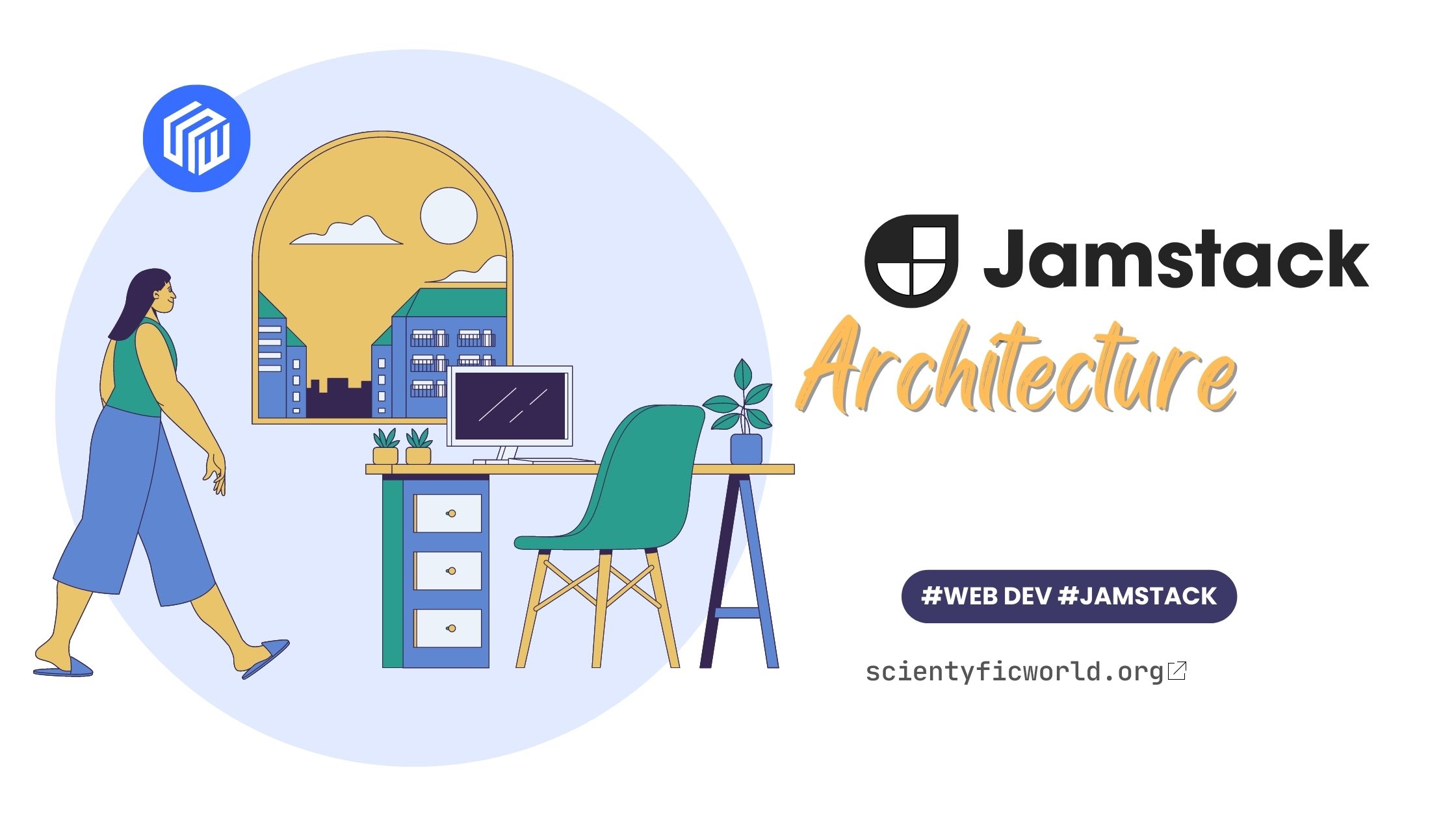 blog feature image for jamstack architecture blog