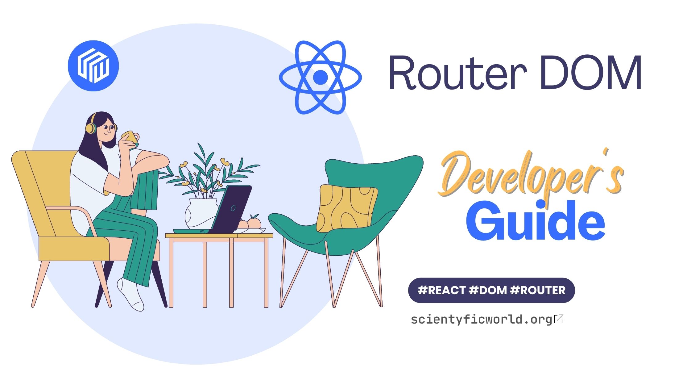 blog banner for react router dom blog