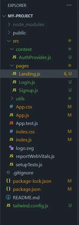 reactjs project file structure