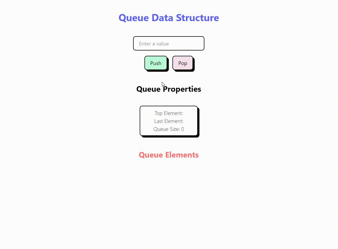 queue data structure 