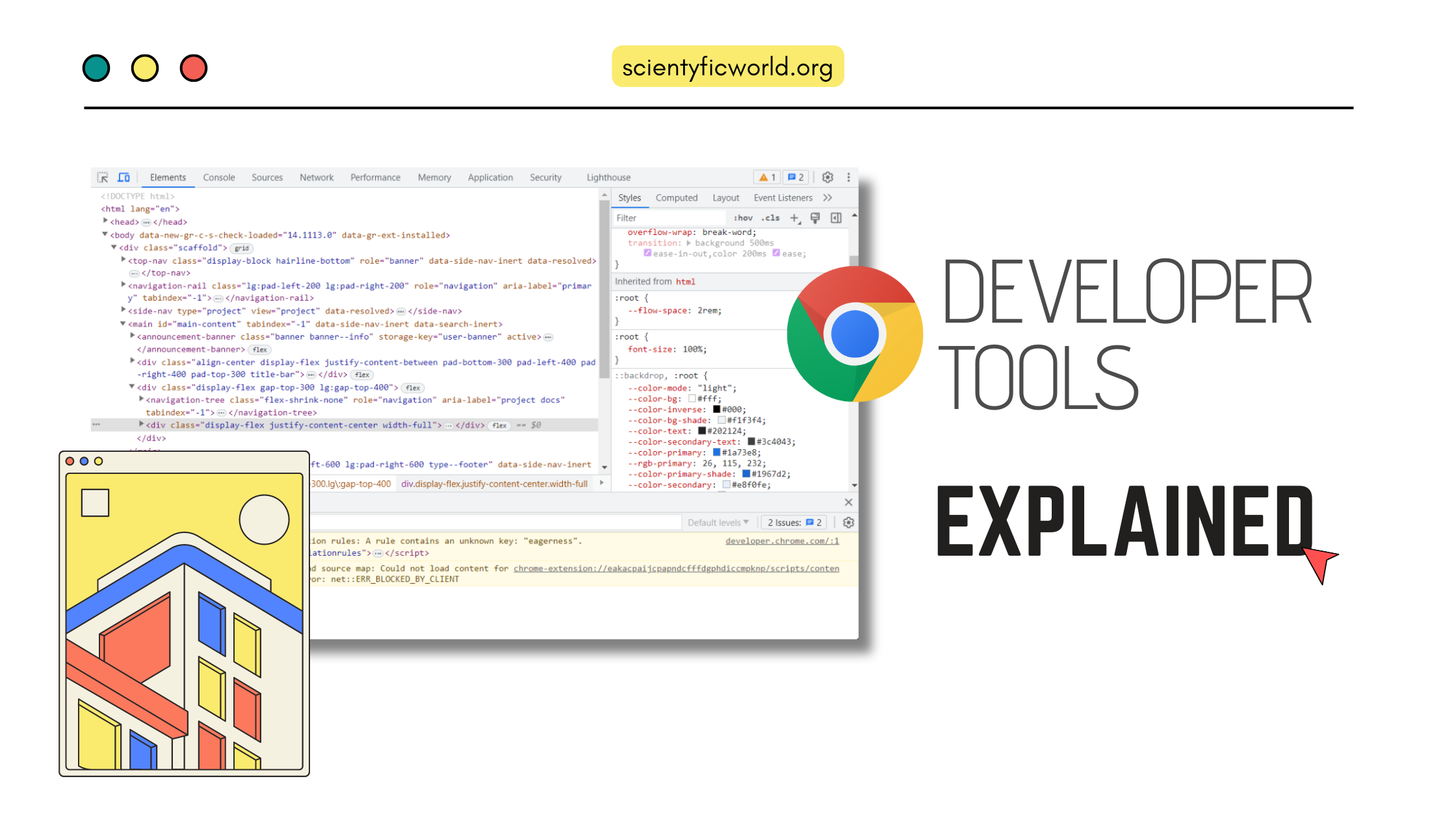 Showing JavaScript exception message in Chrome dev tools - Stack