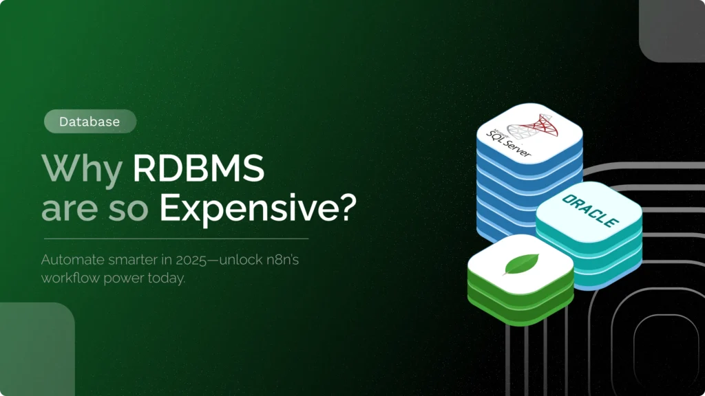 relational database are expensive blog banner