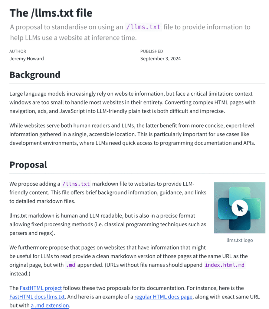 llms.txt proposal