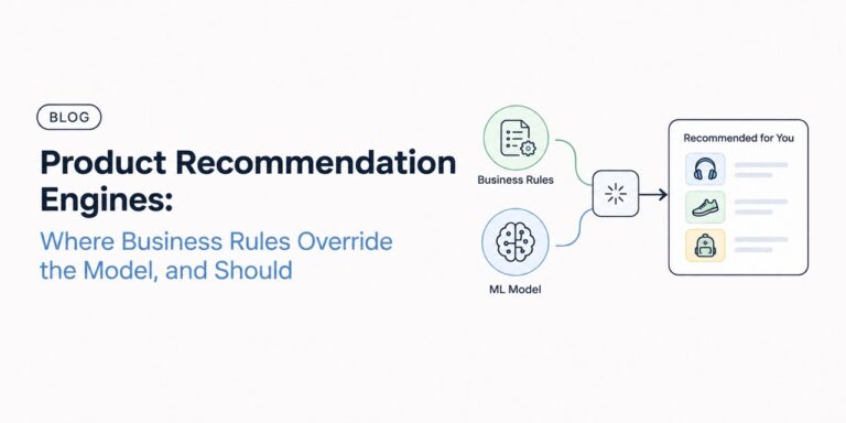 Product recommendation blog banner